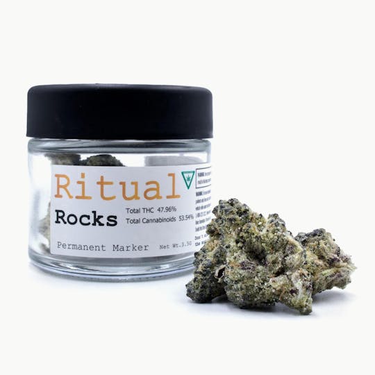 Fresh Coast - Permanent Marker | 47.96% THC!!! | Ritual Rocks | 3.5g | Indica - 1