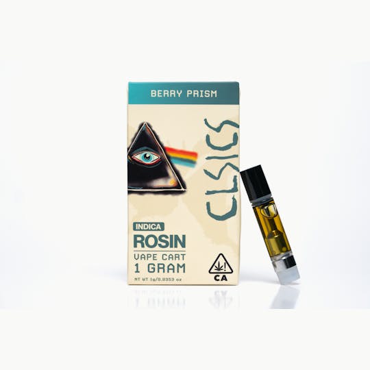 CLSICS Rosin & Rosin Infused Pre Rolls - Berry Prism - Live Rosin Vape Cartridge 1g - 1