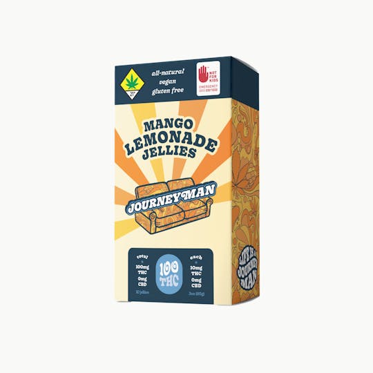 Journeyman - Mango Lemonade Jellies (100mg THC) - 1