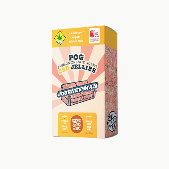 Journeyman - 50:1 POG CBD Jellies (500mg CBD/10mg THC) - 1