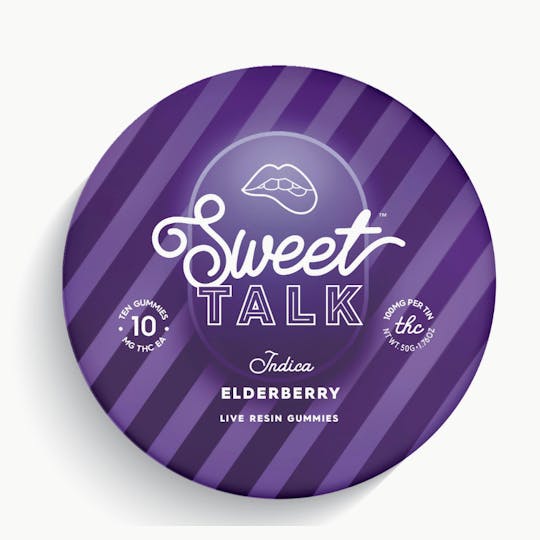 Sweet Talk - 100mg Elderberry Live Resin Gummies - 1