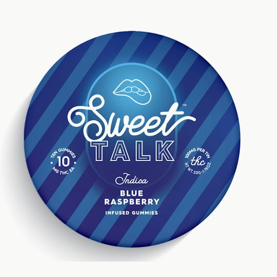Sweet Talk - 100mg Blue Raspberry Gummies - 1