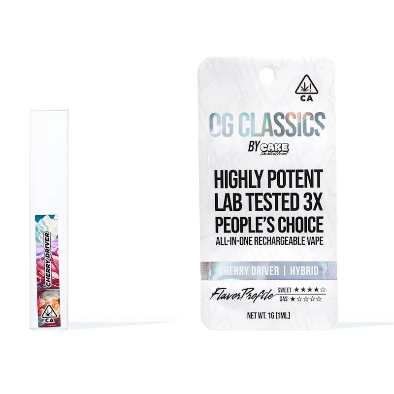 Cake Cherry Driver - 1G - Hybrid - OG Classics disposable
