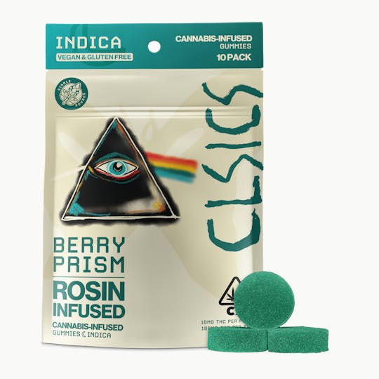 CLSICS Rosin & Rosin Infused Pre Rolls - Berry Prism - 10Pk GUMMIES LIVE ROSIN INFUSED - 1