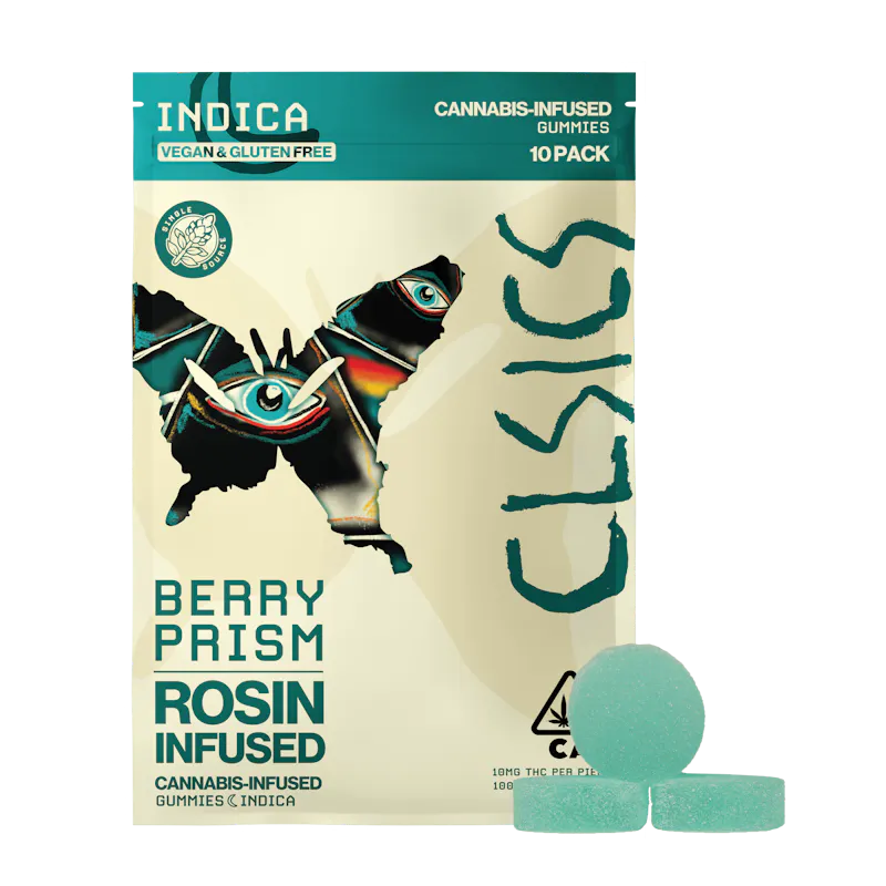 CLSICS - Berry Prism - Live Rosin Infused Gummies - 10ct