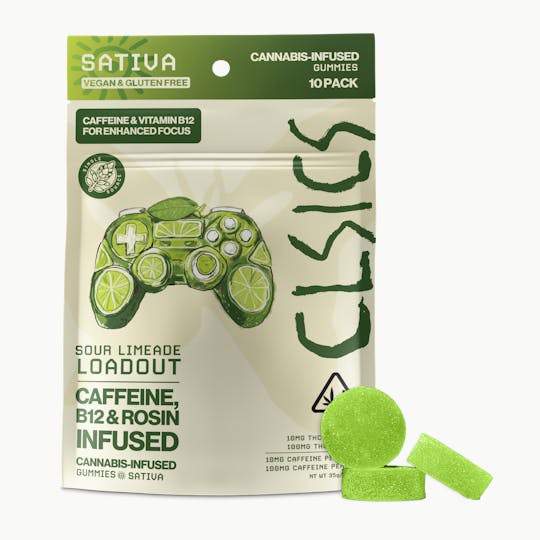 CLSICS Rosin & Rosin Infused Pre Rolls - Sour Limeade Loadout - 10Pk GUMMIES LIVE ROSIN INFUSED - 1