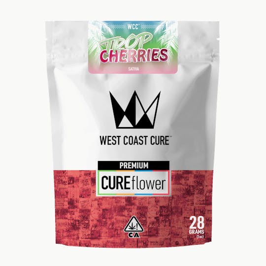 West Coast Cure - Trop Cherries - 28G Premium Flower - 1