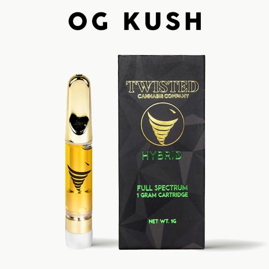 Kush Gardens - Twisted Cartridge 1g - OG Kush - 1