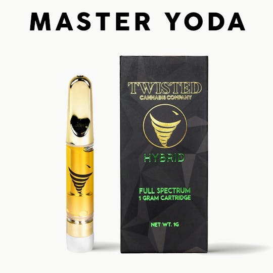 Kush Gardens - Twisted Cartridge 1g - Master Yoda - 1