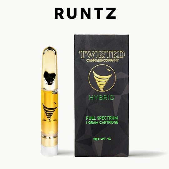 Kush Gardens - Twisted Cartridge 1g - Runtz - 1