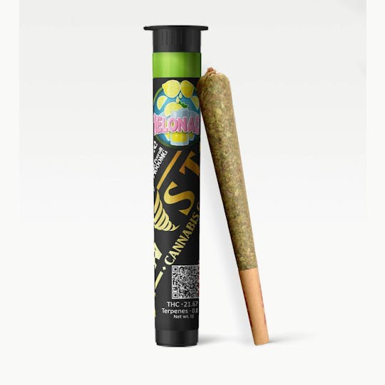 Kush Gardens - Twisted Preroll 1g - Melonade - 1