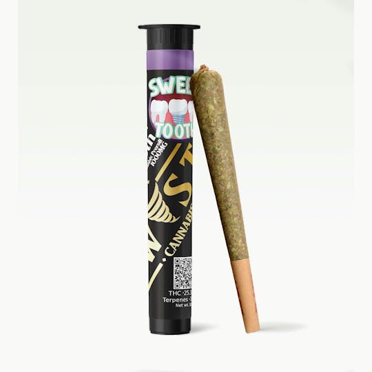 Kush Gardens - Twisted Preroll 1g - Sweet Tooth - 1