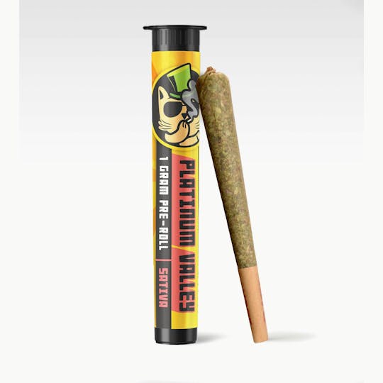 Kush Gardens - El Gato 1g Preroll - Platinum Valley - 1