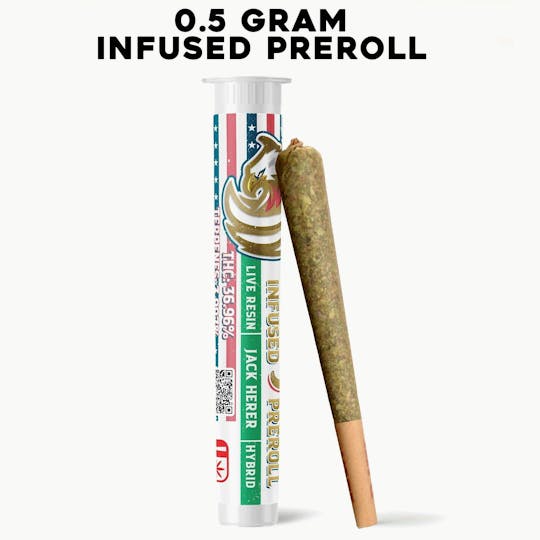 Kush Gardens - Ole Glory Infused Preroll .5g- Jack Herer - 1