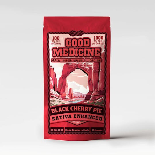 Kush Gardens - Good Medicine 1000mg- Black Cherry Pie - 1
