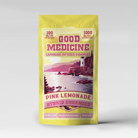 Kush Gardens - Good Medicine 1000mg- Pink Lemonade - 1