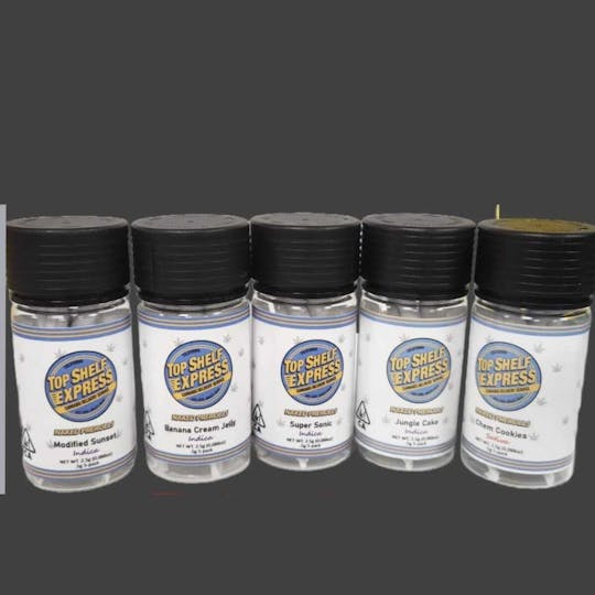 Top Shelf Express - Chem Cookies Naked Prerolls (5pk/.05g) - 1