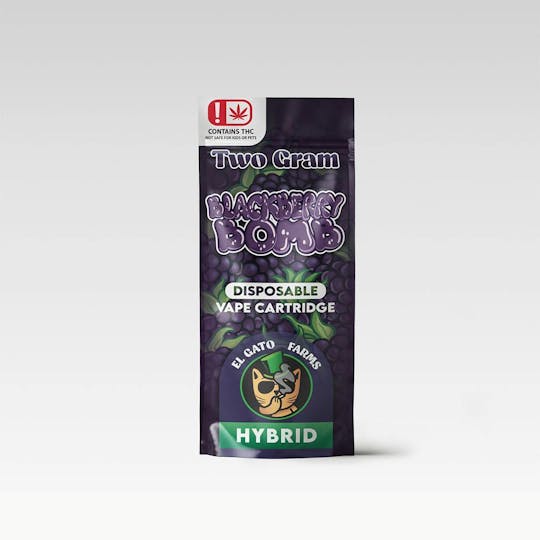 Kush Gardens - El Gato 2g Disposable Vape - Blackberry Bomb - 1
