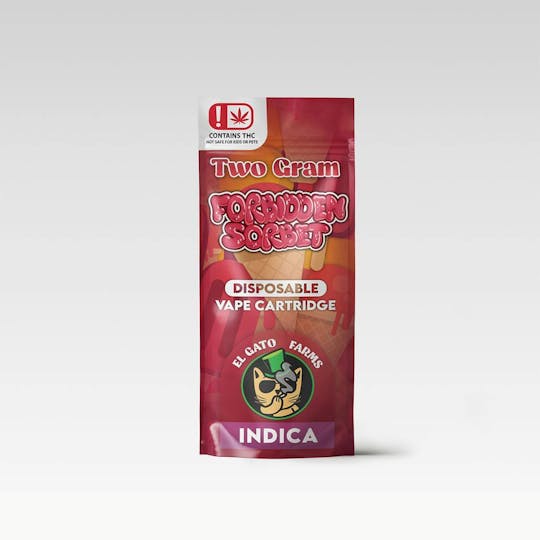 Kush Gardens - El Gato 2g Disposable Vape - Forbidden Sorbet - 1