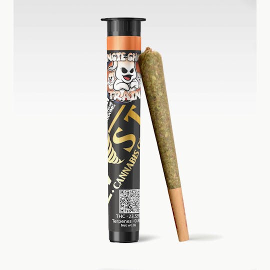 Kush Gardens - Twisted Preroll 1g - Tangie Ghost Train - 1