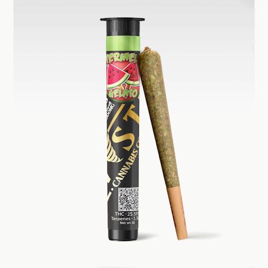 Kush Gardens - Twisted Preroll 1g - Watermelon Gelato - 1