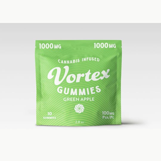 Kush Gardens - Vortex 1000mg - Green Apple - 1