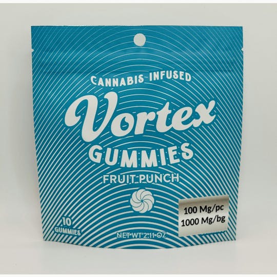 Kush Gardens - Vortex 1000mg - Fruit Punch - 1