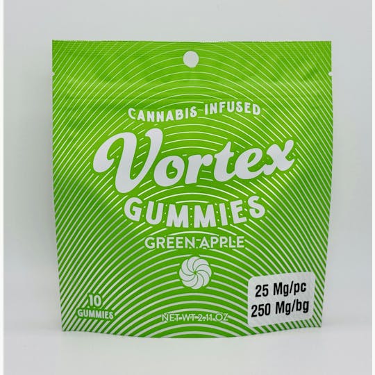 Kush Gardens - Vortex 250mg - Green Apple - 1