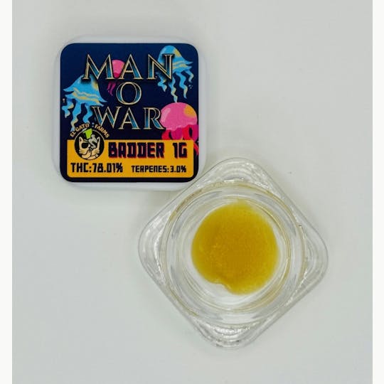 Kush Gardens - El Gato Concentrate 1g - Man O War (Badder) - 1