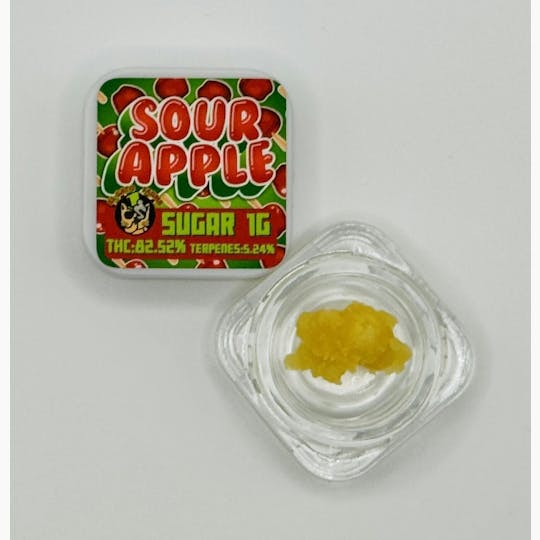 Kush Gardens - El Gato Concentrate 1g - Sour Apple (Sugar) - 1