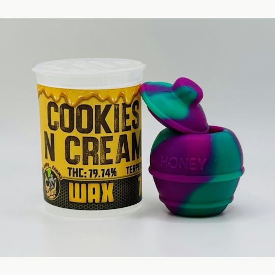 Kush Gardens - El Gato Concentrate 7g Honeypot - Cookies N Cream (Wax) - 1