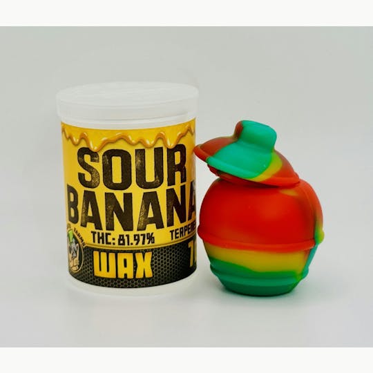 Kush Gardens - El Gato Concentrate 7g Honeypot - Sour Banana (Wax) - 1