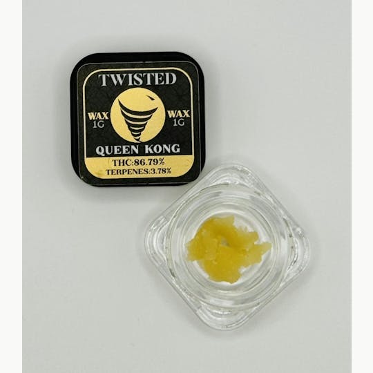 Kush Gardens - Twisted Concentrate 1g - Queen Kong (Wax) - 1