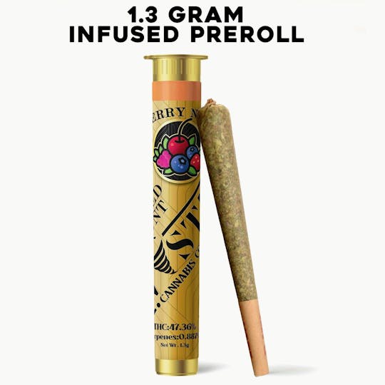 Kush Gardens - Twisted Infused Preroll 1.3g - Berry Noir - 1