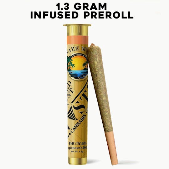 Kush Gardens - Twisted Infused Preroll 1.3g - Haze Mist - 1