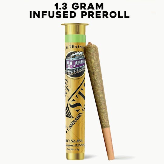 Kush Gardens - Twisted Infused Preroll 1.3g - Purple Trainwreck - 1