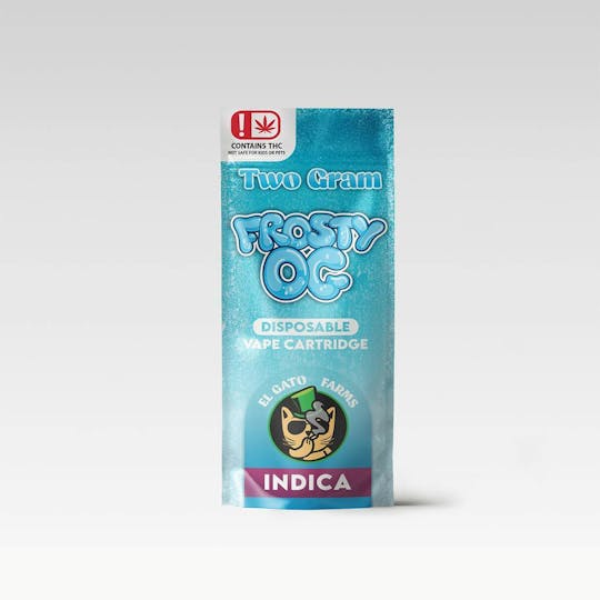 Kush Gardens - El Gato 2g Disposable Vape- Frosty OG - 1