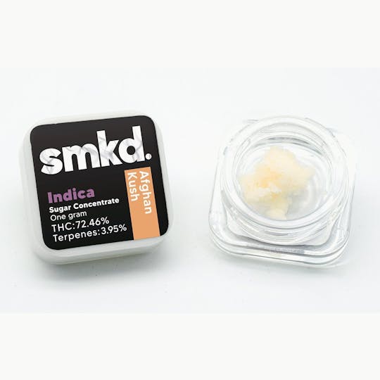 Kush Gardens - SMKD Concentrate 1g - Afghan Kush (Sugar) - 1