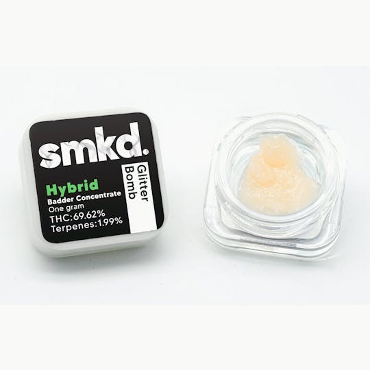 Kush Gardens - SMKD Concentrate 1g - Glitter Bomb (Badder) - 1