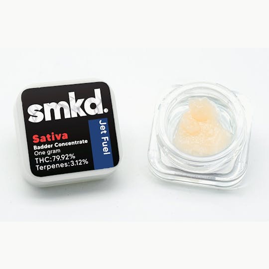 Kush Gardens - SMKD Concentrate 1g - Jet Fuel (Badder) - 1
