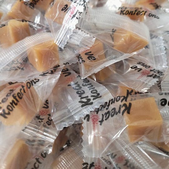 Kreative Konfections - Vanilla Kreative Karamels | Sativa | 100mg | 10pk - 1
