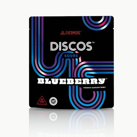 Evermore Cannabis Company - 10MG Sour Blueberry Discos - 1