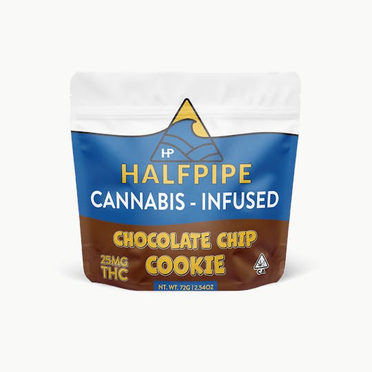 Halfpipe Cannabis - Chocolate Chip Cookie - 25mg - 1