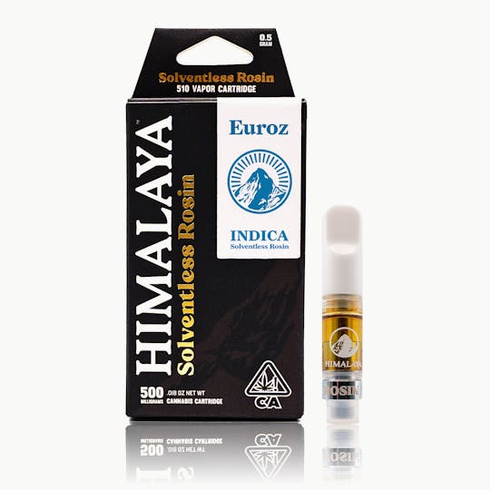 HIMALAYA - Euroz (Solventless Rosin) Cartridge - .5G - 1