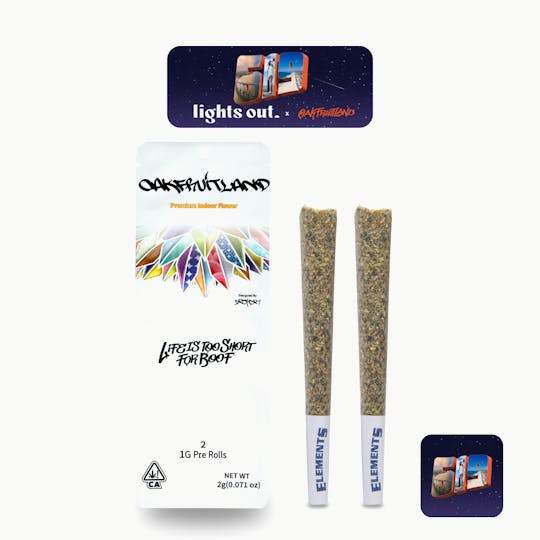 Oakfruitland (OFL) - 619 Pre Roll 2g - Dual Pack Series - 1
