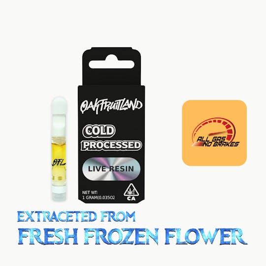 Oakfruitland (OFL) - All Gas No Brakes 510 Cartridge 1g - Live Resin Series - 1