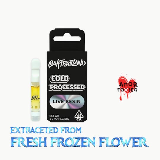 Oakfruitland (OFL) - Amor Toxico 510 Cartridge 1g - Live Resin Series - 1