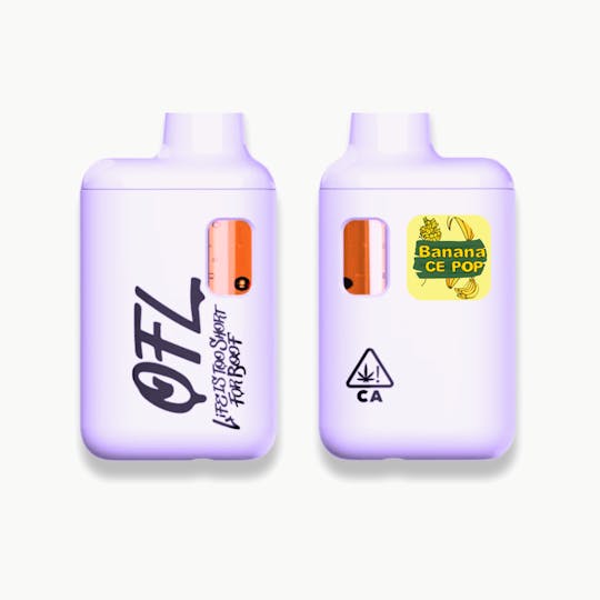 Oakfruitland (OFL) - Banana Ice Pop Mini Vape 1g - Cured Resin Series - 1