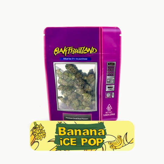Oakfruitland (OFL) - Banana Ice Pop Premium Flower 3.5g - Funsize Series - 1
