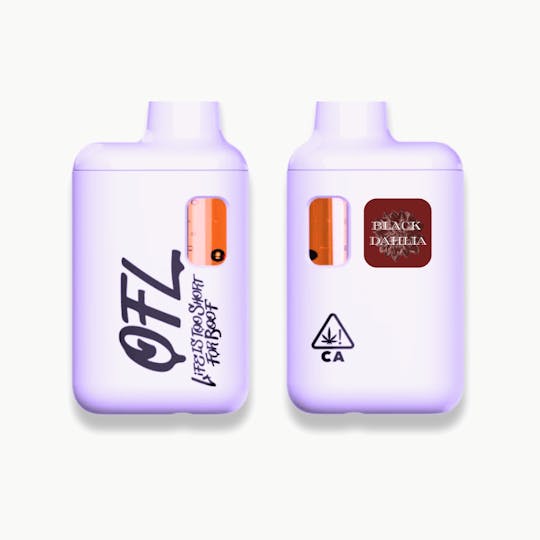 Oakfruitland (OFL) - Black Dahlia Mini Vape 1g - Cured Resin Series - 1